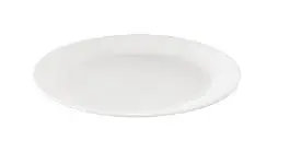 [PR/02685] Teller flach 240 mm weiß Melamin  