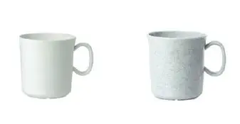 Becher 400 ml mit Henkel Melamin 