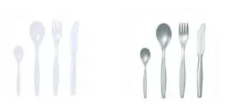 Besteck 4-tlg. Mehrweg aus SAN 190 mm 