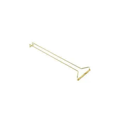 [PR/00328] Gläserschiene 40 cm Messing 2 Stück  