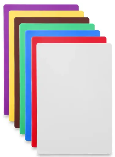 Schneidbrett 600x400 mm glatt HACCP Höhe 18 mm