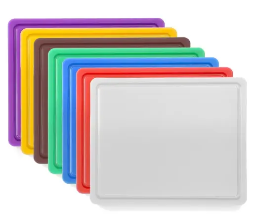 Schneidbrett 1/1 GN m. Saftrille HACCP  Höhe 15 mm