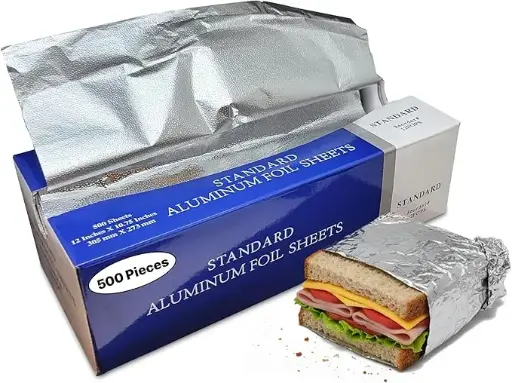 [PR/02818] Alufolie-Zuschnitte 30 x 27 cm 500 Blatt - Restposten