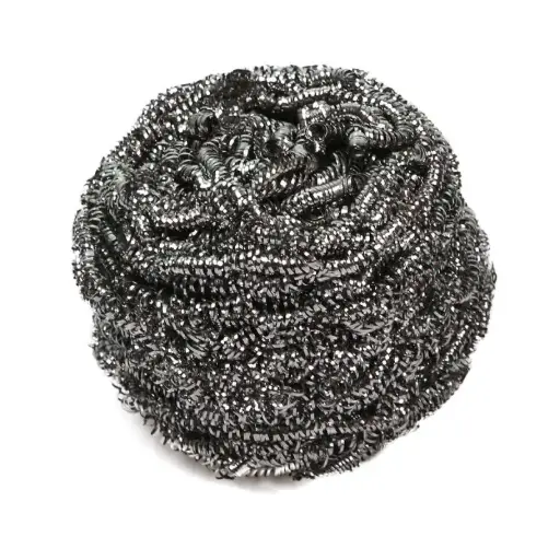 [PR/06029] Topfreiniger Edelstahl Spriale 40 g rund silber 10 Stück 