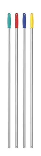 [PR/02854] Alu Stiel 140 cm Griff grün Mop - Restposten