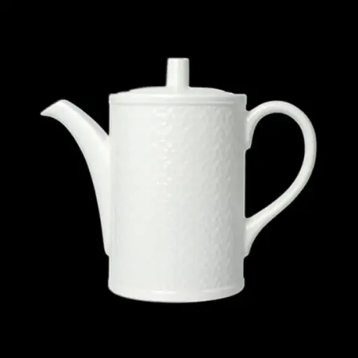[PR/03054] Kaffeekanne 60 cl  BEAD weiß Accent 