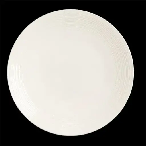 [PR/03075] Teller flach 28 cm coupe Concorde weiß  