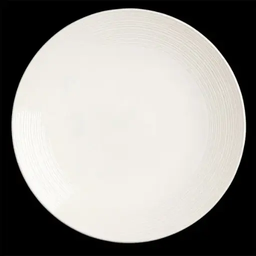 [PR/06920] Teller flach 30 cm coupe Concorde weiß  