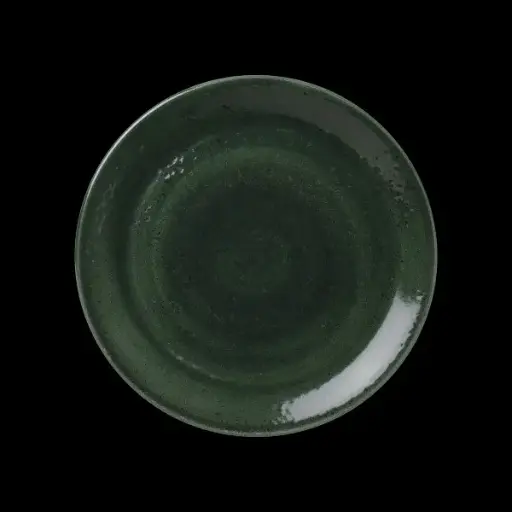 [PR/00359] Coupe Plate 28 cm Vesuvius Burnt Emerald