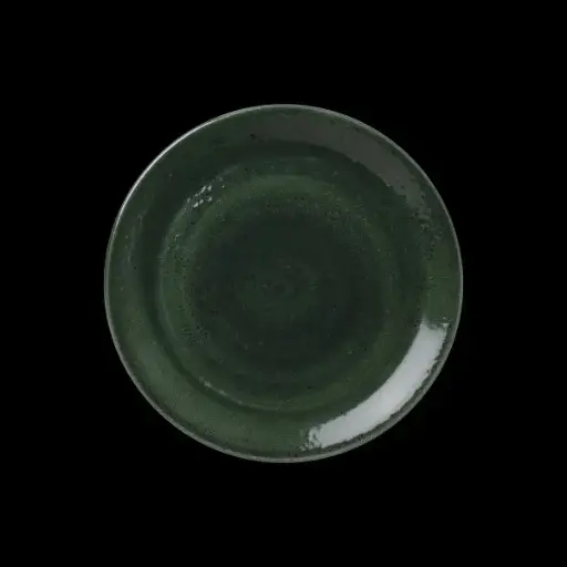 [PR/00364] Coupe Plate 23 cm Vesuvius Burnt Emerald