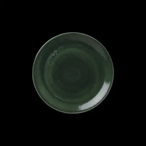 [PR/00370] Coupe Plate 15,25 cm Vesuvius Burnt Emerald