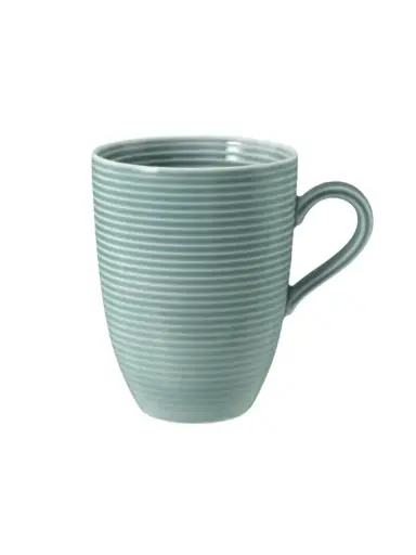 Becher mit Henkel 0,35 l mit Relief BEAT Color Glaze  