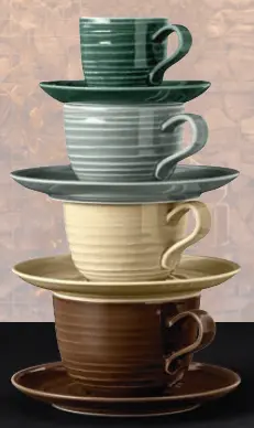 Kaffee-Obere 0,26 l TERRA Color Glaze   