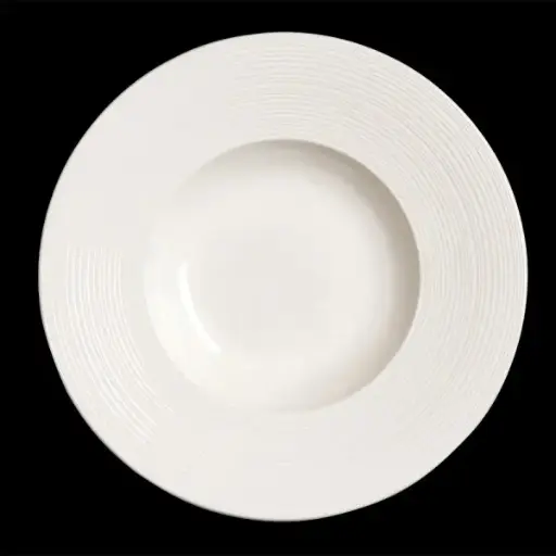 [PR/03069] Teller tief 24 cm Fahne Concorde weiß 