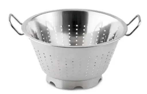 [PR/03513] Seiher aus Edelstahl, massiver Ausführung, Ø 40 cm