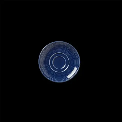 [PR/01227] Espresso-Untere 11,75 cm Concorde Vollglasur blau