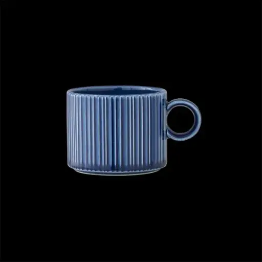 [PR/01228] Espresso-Obere 8,5 cl Concorde Vollglasur blau