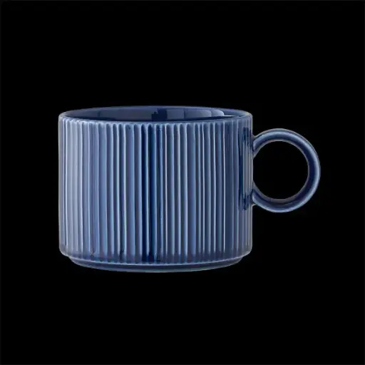 [PR/01495] Kaffee-Obere 22,75 cl Concorde Vollglasur blau