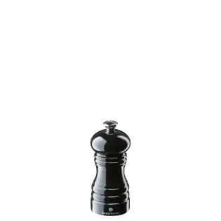[PR/03853] Salzmühle 18 cm  Buche schwarz glänzend Modell Berlin -Zassenhaus   