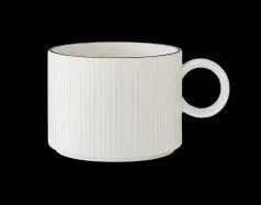 [PR/01567] Kaffee-Obere 22,75 cl Concorde farbiger Rand schwarz