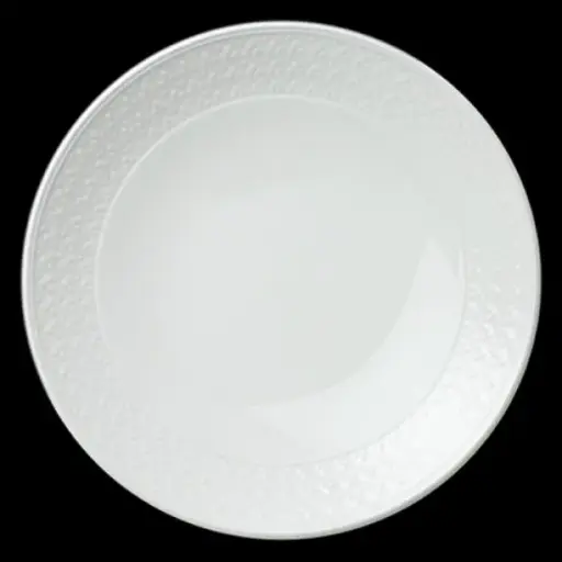 [PR/01245] Teller tief 25,25 cm coupe BEAD weiß Accent 