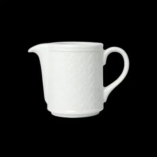 [PR/01614] Gießer mit Henkel 14,3 cl BEAD weiß Accent 