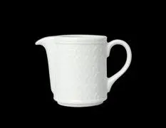 [PR/01614] Gießer mit Henkel 14,3 cl BEAD weiß Accent 