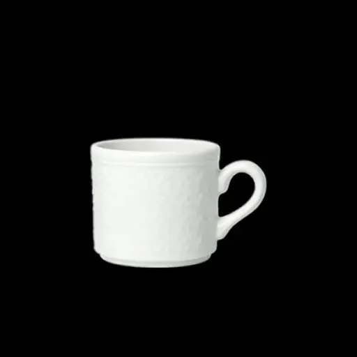 [PR/01256] Espresso-Obere 8,5 cl BEAD weiß Accent