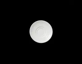 [PR/01259] Espresso-Untere 12,5 cm BEAD weiß Accent 