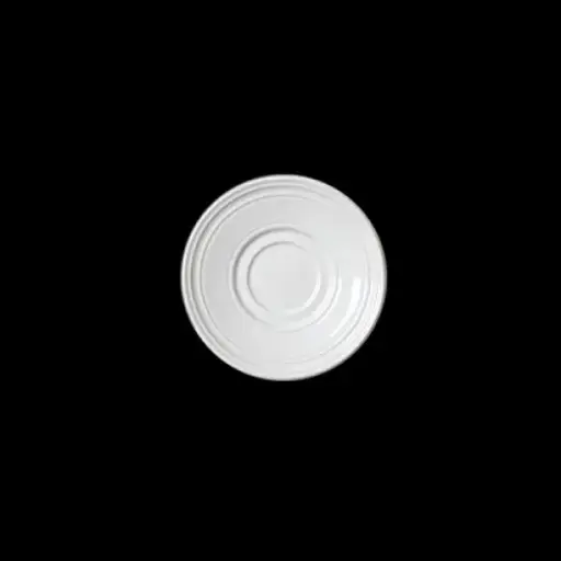 [PR/01262] Espresso-Untere 12,5 cm  BEAD weiß 
