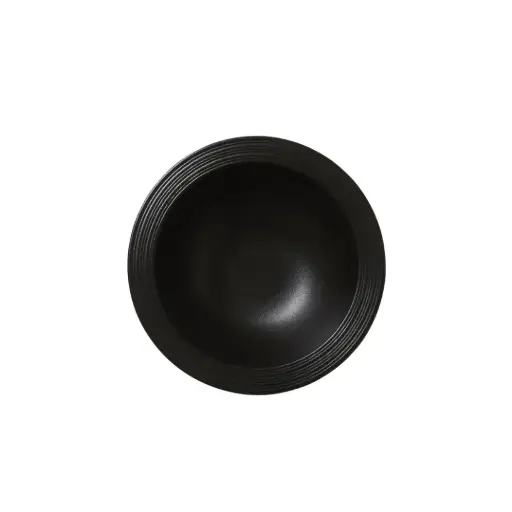 [PR/04024] Müslischale 16.5cm 51.5cl Concorde Vollglasur schwarz / Noir