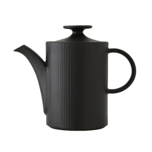 [PR/04033] Kaffeekanne 60cl Concorde Vollglasur schwarz / Noir