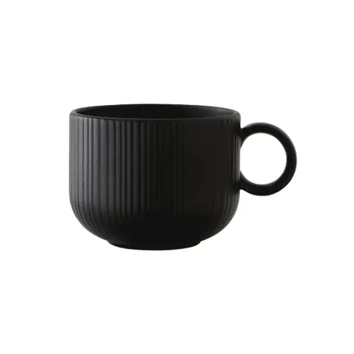 [PR/04035] Kaffee Obere 22.75cl Concorde Vollglasur schwarz / Noir