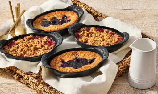 [PR/04040] Mini-Backform oval 15 cm Gourmand aus Gusseisen schwarz - 1 Stück 