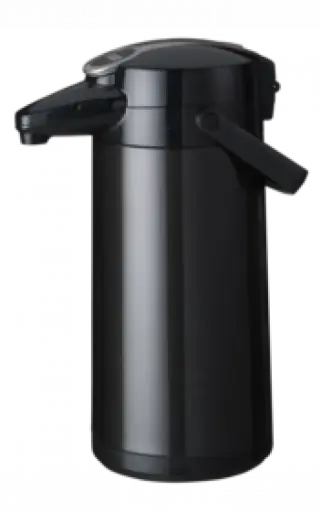 [PR/08208] Isolierkanne Airpot Furento 2,2 l Pumpkanne schwarz metallic / Edelstahl  