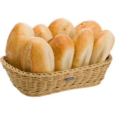 [PR/04117] Korb »Coolorista« rechteckig, 26,5 x 19 x 7 cm, hellbeige