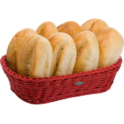 [PR/04120] Korb »Coolorista« rechteckig, 26,5 x 19 x 7 cm, rubinrot