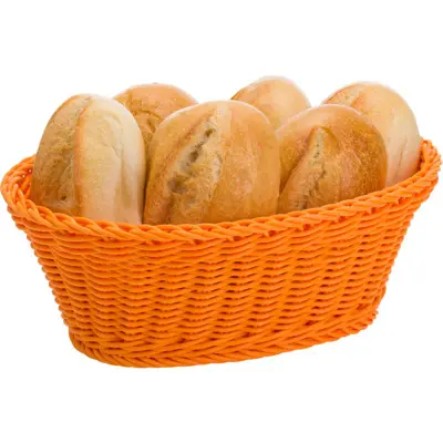 [PR/04121] Korb »Coolorista« oval, 26 x 18,5 x 9 cm, orange