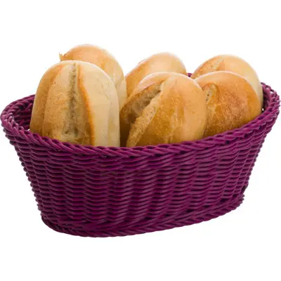 [PR/04122] Korb »Coolorista« oval, 26 x 18,5 x 9 cm, purpur