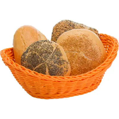 [PR/04126] Korb »Coolorista« oval, 23,5 x 18 x 6/8 cm, orange