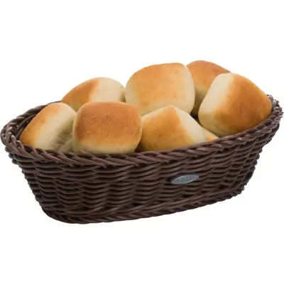 [PR/04134] Korb »Coolorista« oval, 23,5 x 16 x 6,5 cm, braun