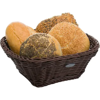 [PR/04142] Korb »Coolorista« quadratisch, 19 x 19 x 7,5 cm, braun