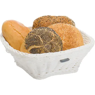 [PR/04143] Korb »Coolorista« quadratisch, 19 x 19 x 7,5 cm, weiß
