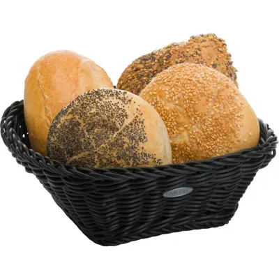 [PR/04144] Korb »Coolorista« quadratisch, 19 x 19 x 7,5 cm, schwarz