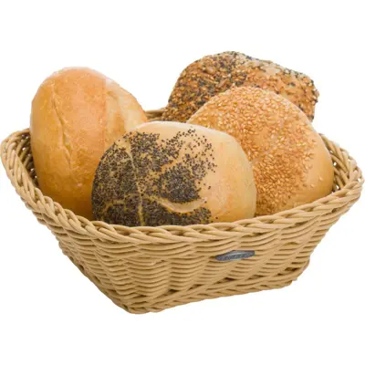 [PR/04145] Korb »Coolorista« quadratisch, 19 x 19 x 7,5 cm, hellbeige