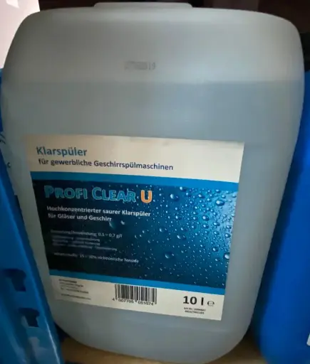 [PR/00712] Klarspüler flüssig 10 kg Kanister  Profi Clear U Universal