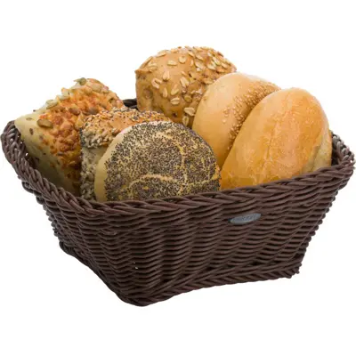 [PR/04148] Korb »Coolorista« quadratisch, 23 x 23 x 9 cm, braun