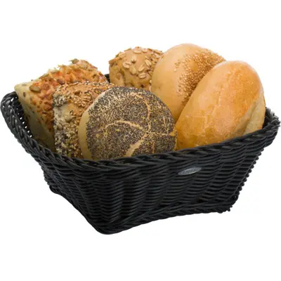 [PR/04150] Korb »Coolorista« quadratisch, 23 x 23 x 9 cm, schwarz