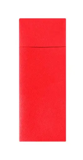 [PR/04172] Besteckserviette AIRLAID 40 x 33 cm 1/8 Falz rot - 160 Stück    