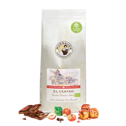[PR/04261] Kaffee - El Centro – Espresso Mischung – BIO - 1000g ganze Bohne 
